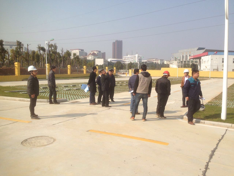 松鶴路停車場項目順利通過驗收