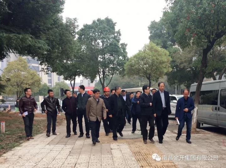 市委副書記謝一平現(xiàn)場查看廬山南大道廬南橋項(xiàng)目