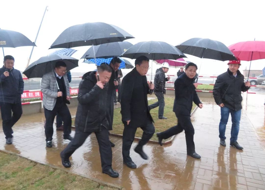 劉建洋視察儒樂湖新城在建項目