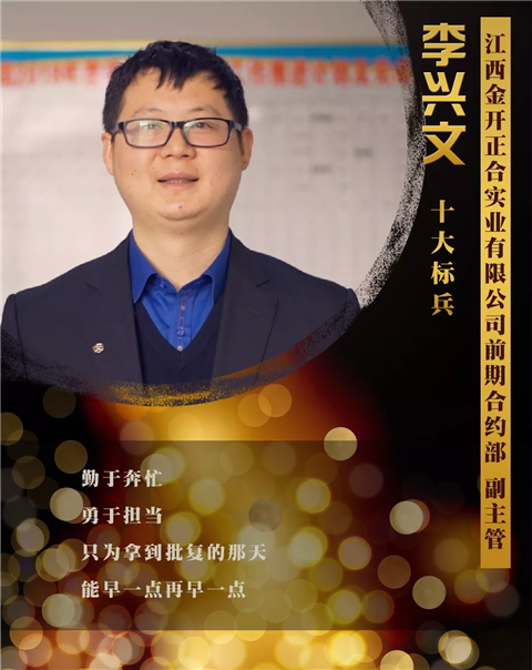 【你的奮斗&middot;終將偉大】2018年度十大標兵【李興文篇】