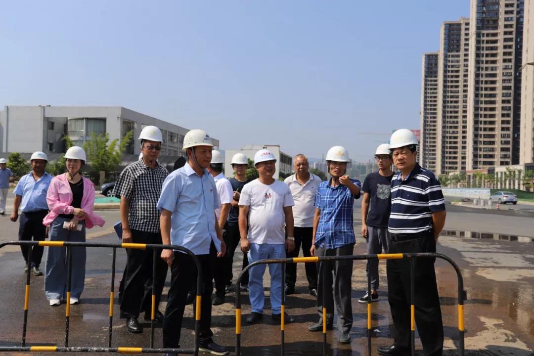 金開集團董事長謝榮華帶隊調(diào)研集團重大重點項目