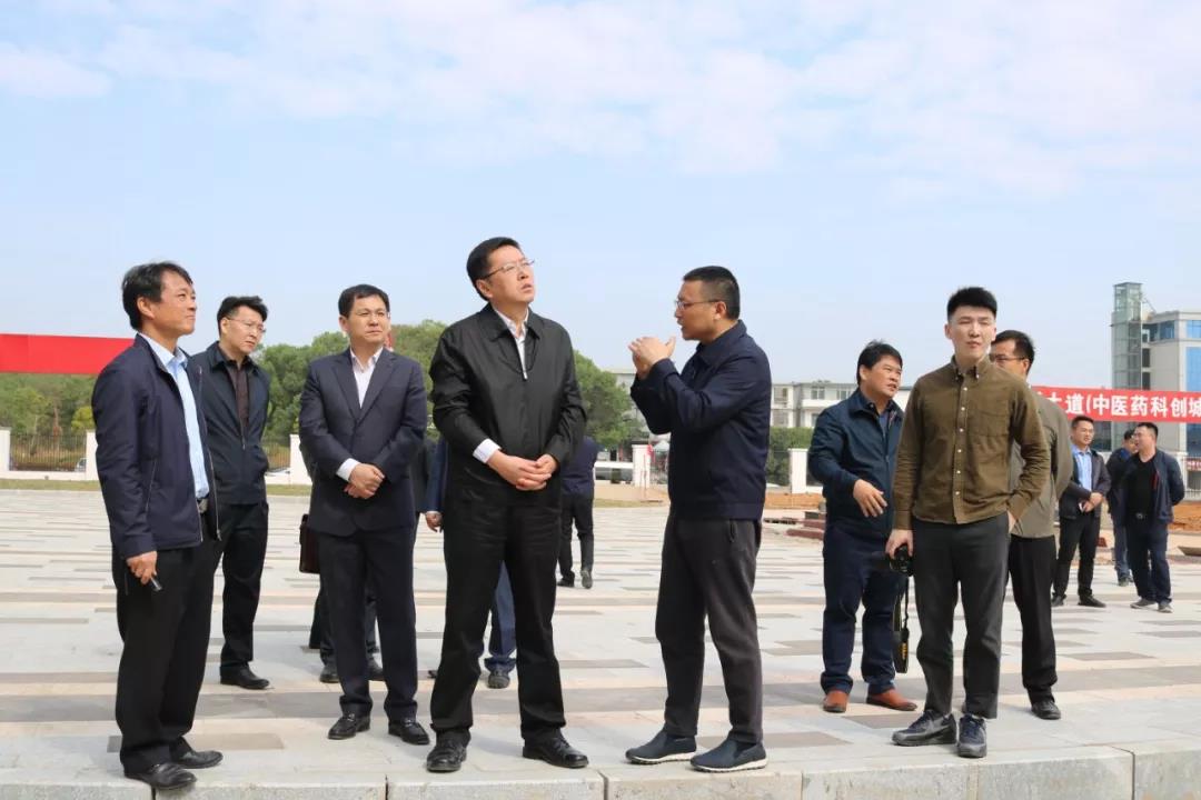 國家開發(fā)銀行江西省分行行長吳迪一行前往中醫(yī)藥科創(chuàng)城調(diào)