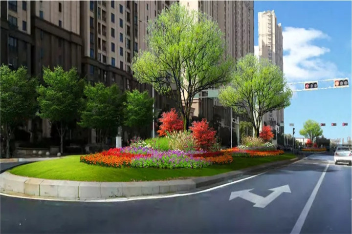  好消息！雙港大街綠化工程接近尾聲