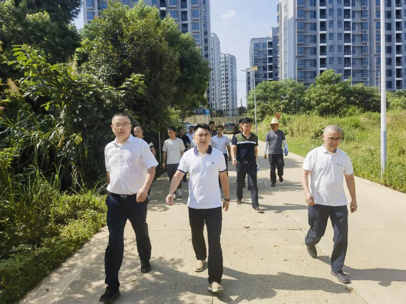 李茶根調(diào)研集團民生工程建設(shè)情況