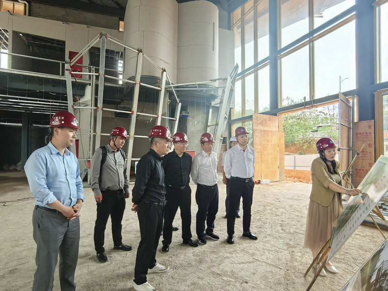 譚建平帶隊考察贛州藍城峰韻龍井鄉(xiāng)村振興項目