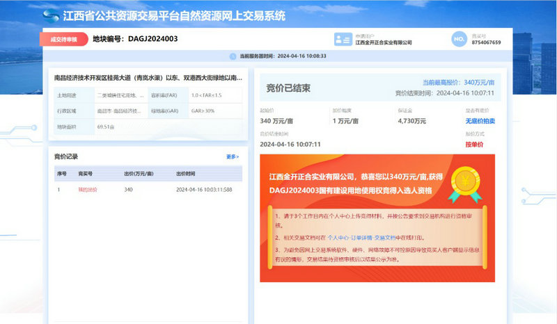 集團2.36億再摘一地，戰(zhàn)略布局再加碼！